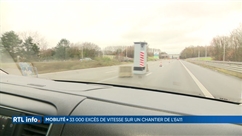 33.000 automobilistes ont déjà été flashés le long d'un chantier sur l'E411