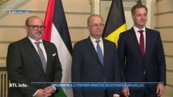 Le Premier ministre palestinien rencontre Alexander De Croo à Bruxelles