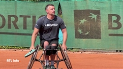 Le tennisman belge en fauteuil Joachim Gérard prépare son dernier Roland Garros