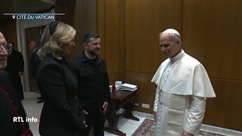 Le pape Léon XIV a reçu en privé le président Zelensky et son épouse
