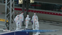 Allemagne: le bilan de l'attaque au couteau à la gare de Hambourg monte à 18 blessés