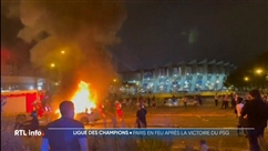 Nuit de chaos à Paris après le sacre du PSG en Ligue des Champions