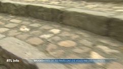 Un élu de Bruges demande aux touristes de ne plus voler les pavés