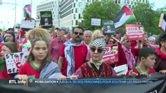 110.000 personnes ont marché en soutien au peuple palestinien à Bruxelles