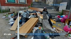 La ville de Verviers est envahie quotidiennement par des amas de déchets