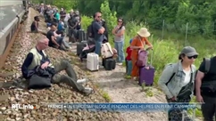 Des passagers bloqués dans un train Eurostar reliant Bruxelles à Londres
