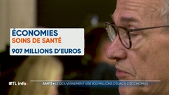 Soins de santé: le gouvernement demande 907 millions d'euros d'économies