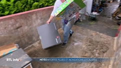 Inondations en province de Namur et de Liège