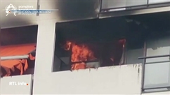 Ganshoren: un incendie s'est déclaré au 6e étage d'un immeuble