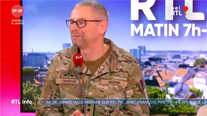 L’invité de 7h50 -  Le Général-Major Pierre Ciparisse.
